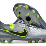 Chuteira Nike Tiempo Legend 10 FG - Prata - Pack Voltage
