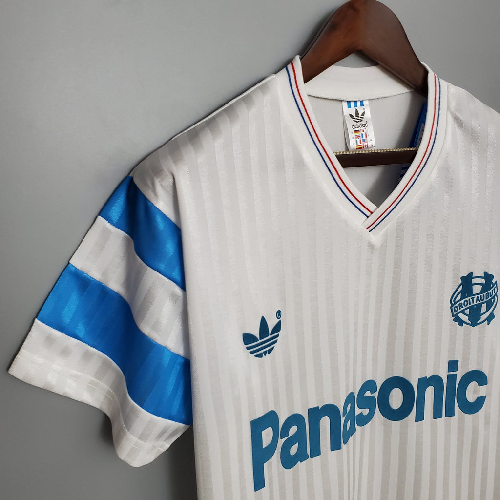 Camisa Olympique de Marseille Titular 90/91 - Versão (Retrô)