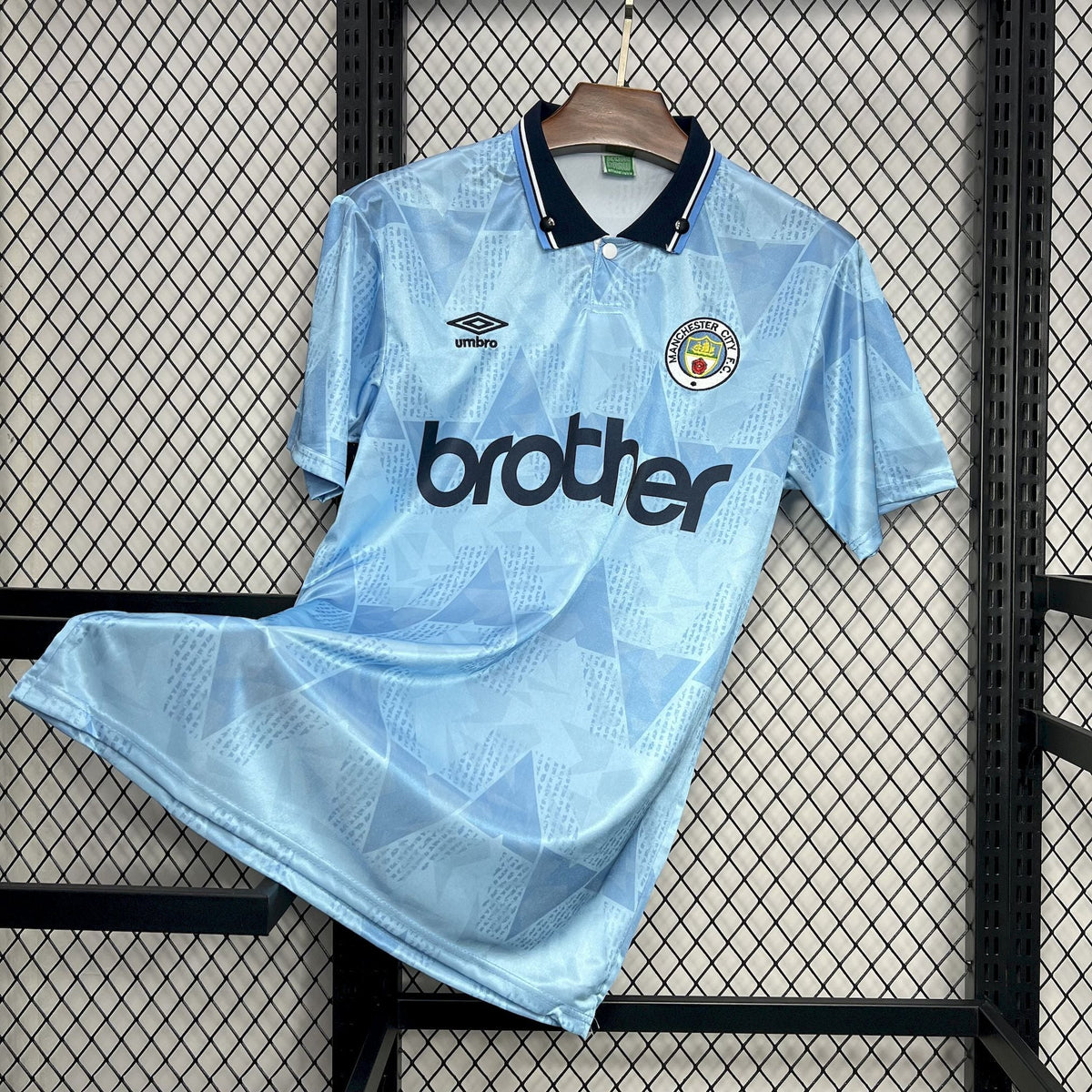 Camisa Manchester City Titular 89/90 - Versão (Retrô)