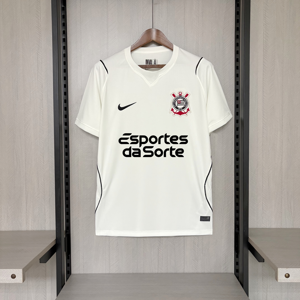 Camisa Corinthians 2026 Home (Com Patrocínio) - (Torcedor)