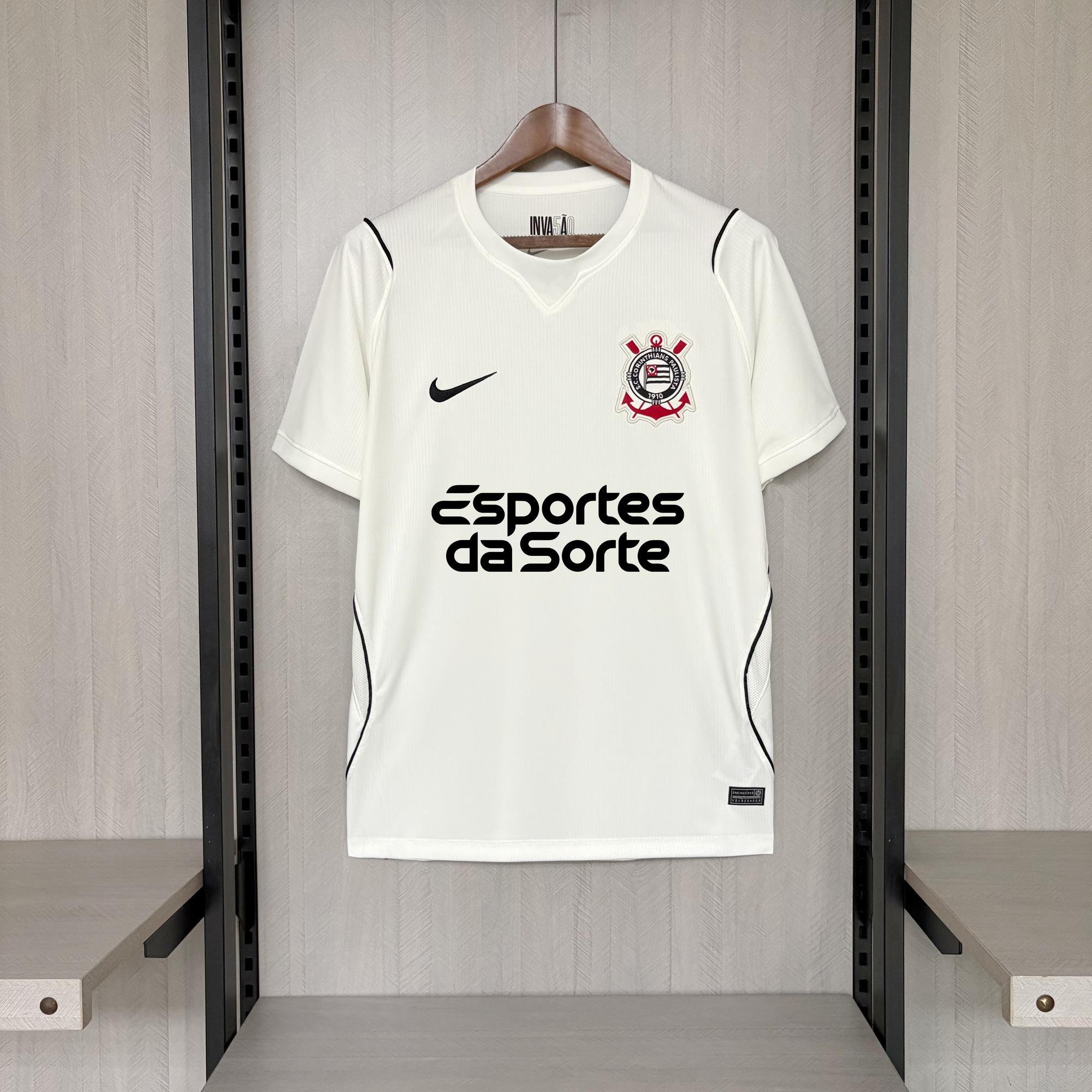 Camisa Corinthians 2026 Home (Com Patrocínio) - (Torcedor)