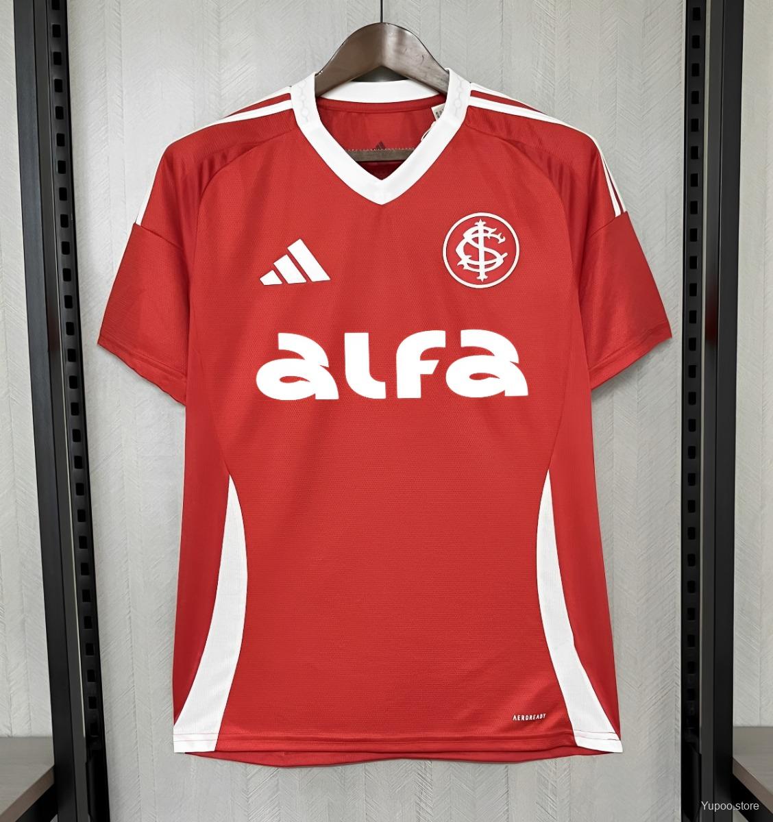 Camisa Internacional 2025 Home (Com Patrocínio) - (Torcedor)