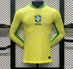 Camisa Brasil 2024 Home - (Jogador) Manga Longa