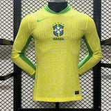 Camisa Brasil 2024 Home - (Jogador) Manga Longa
