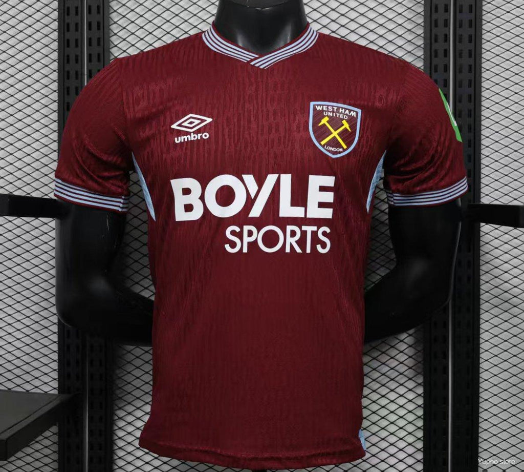 Camisa West Ham 25/26 Home - (Jogador)
