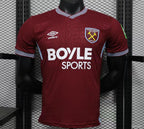 Camisa West Ham 25/26 Home - (Jogador)