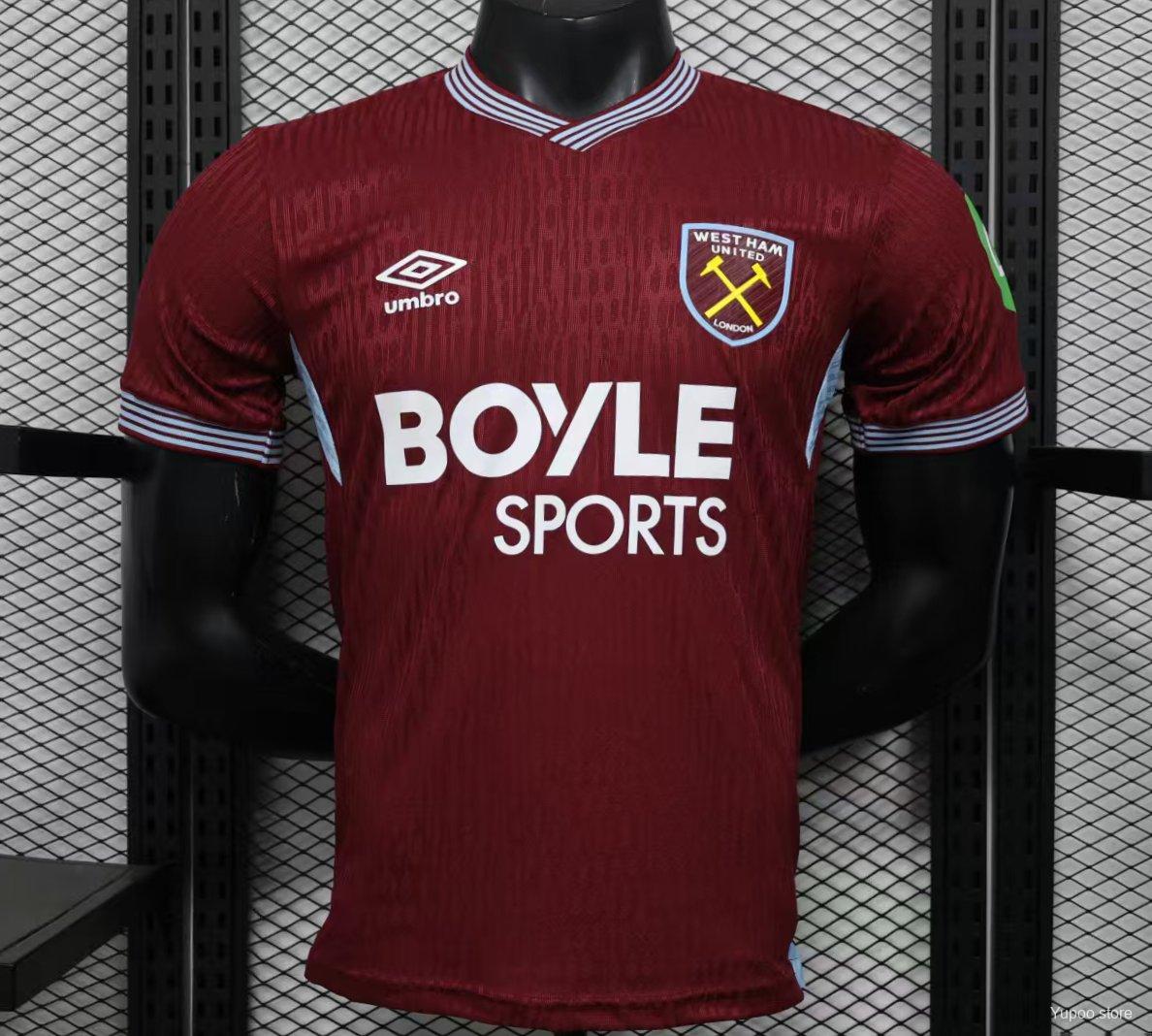 Camisa West Ham 25/26 Home - (Jogador)