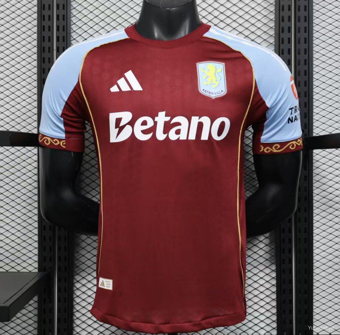 Camisa Aston Villa 25/26 Home - (Jogador)