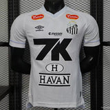 Camisa Santos 2025 Home (Todos os Patrocínios) - (Jogador)