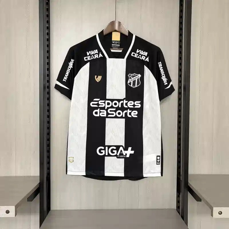 Camisa Ceará 2025 Home (Todos os Patrocínios) - (Torcedor)