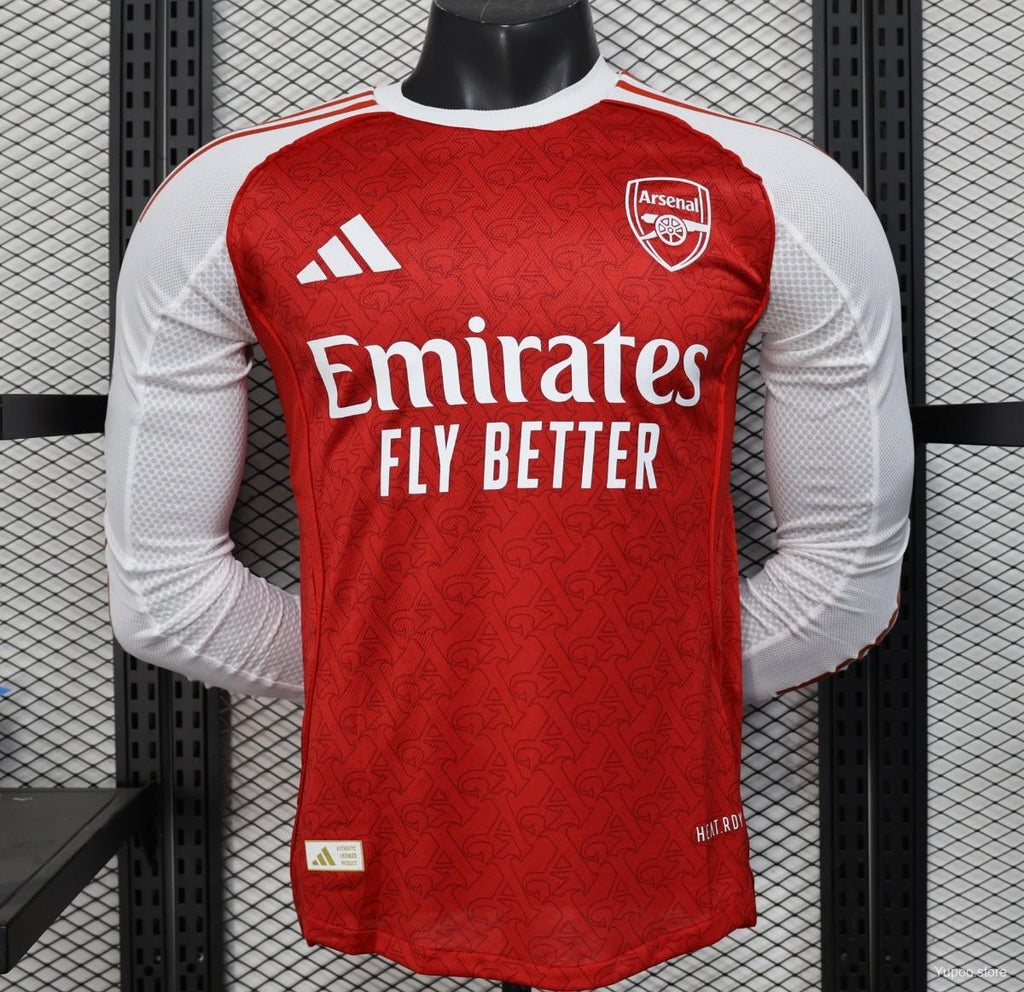 Camisa Arsenal 25/26 Home - (Jogador) Manga Longa