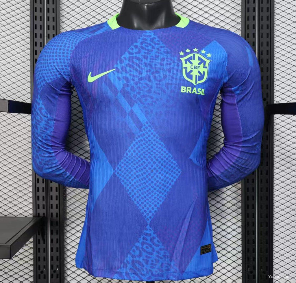 Camisa Brasil Feminino 2025 Away - (Jogador) Manga Longa