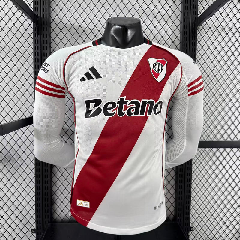 Camisa River Plate 2026 Home - (Jogador) Manga Longa