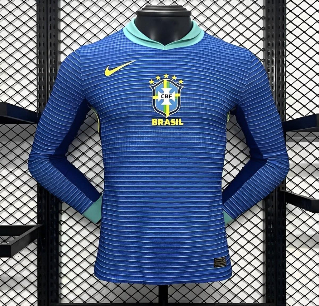 Camisa Brasil 2024 Away - (Jogador) Manga Longa