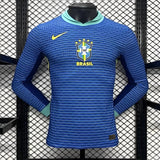 Camisa Brasil 2024 Away - (Jogador) Manga Longa