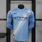 Camisa Manchester City 25/26 Home - (Jogador) Manga Longa