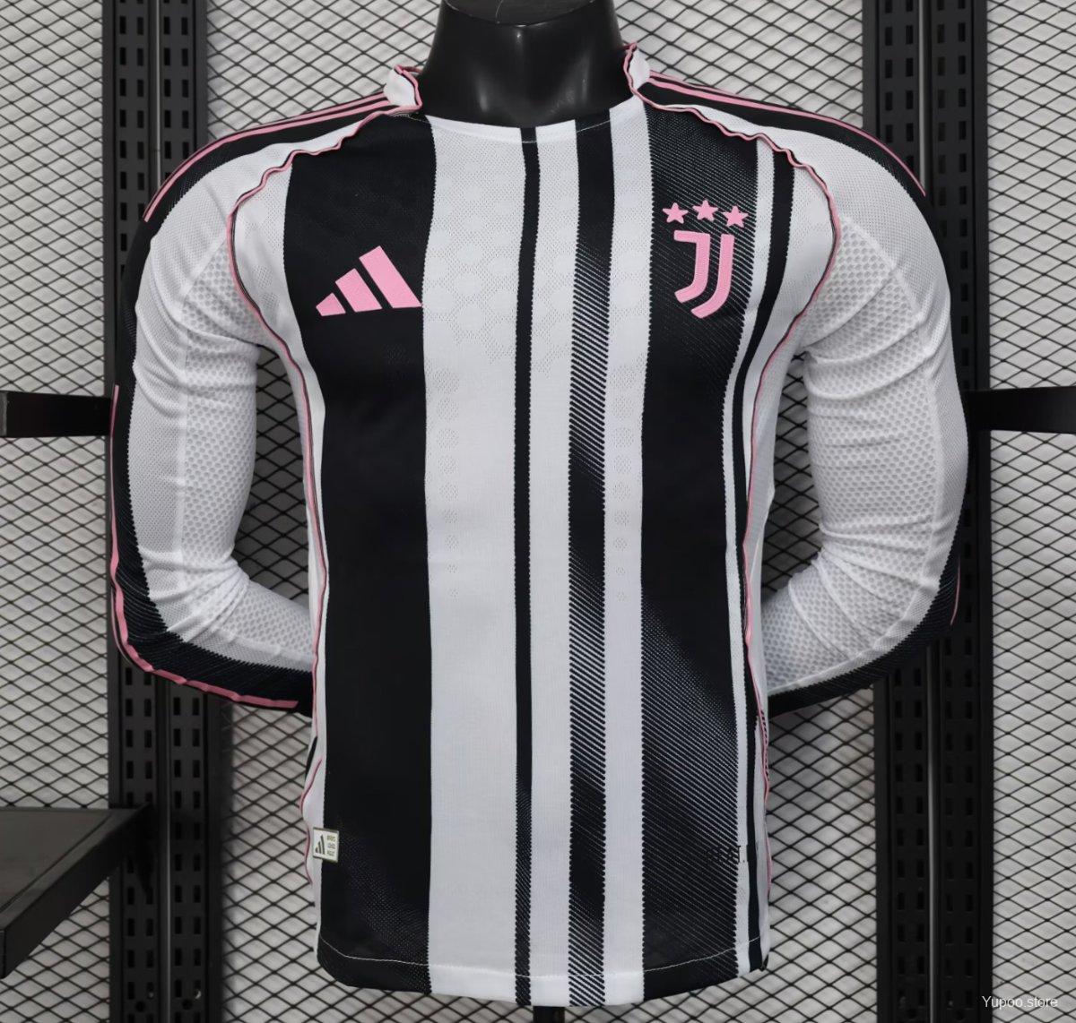 Camisa Juventus 25/26 Home (Sem Patrocínio) - (Jogador) Manga Longa