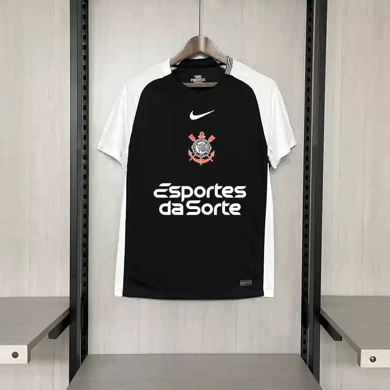 Camisa Corinthians 2025 Away (Com Patrocínio) - (Torcedor)