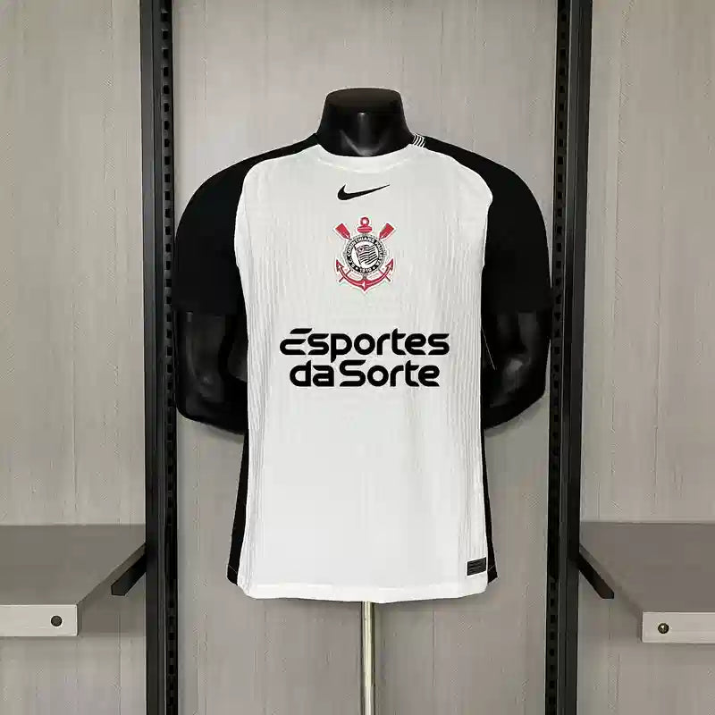 Camisa Corinthians 2025 Home (Com Patrocínio) - (Jogador)