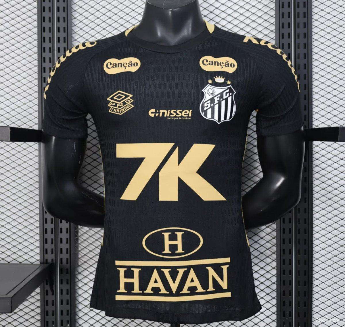 Camisa Santos 2025 Treino (Todos os Patrocínios) - (Jogador)