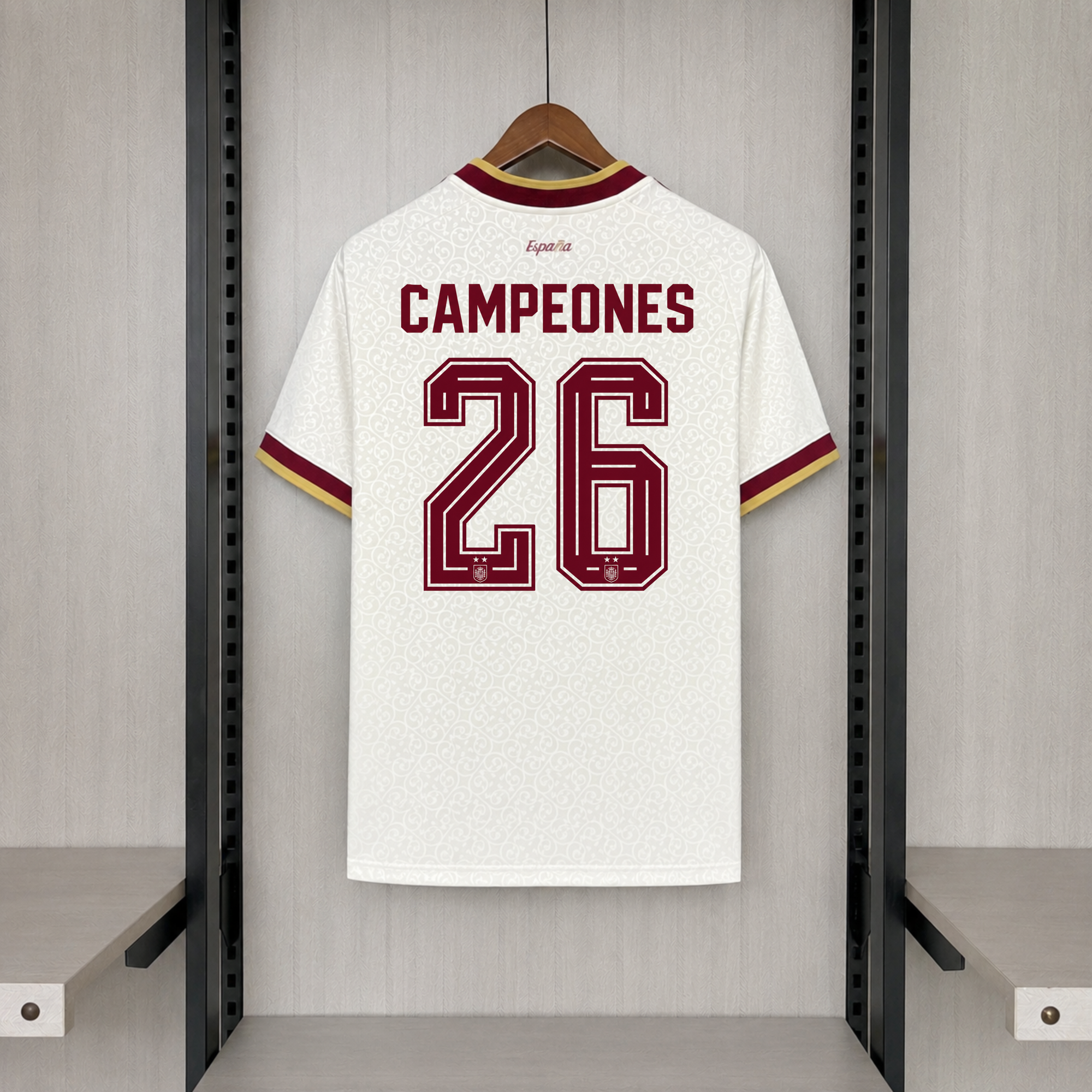 Camisa Espanha 2026 Away (Com Patchs) - (Torcedor)