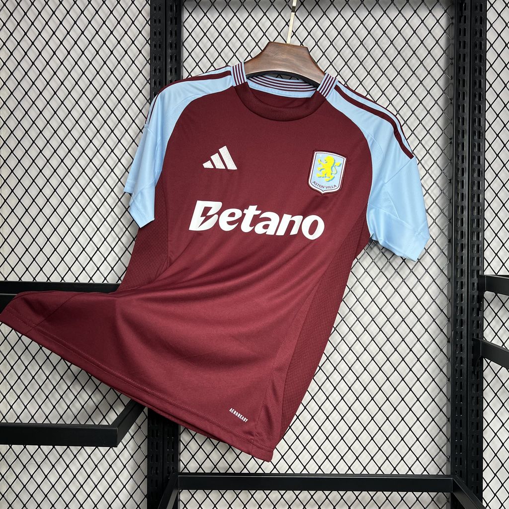 Camisa Aston Villa Villa Home 24/25 Castore (Torcedor) Masculina