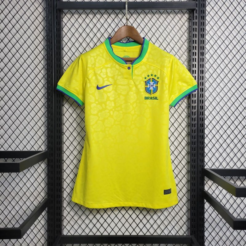 Camisa Brasil Feminino 2022 Home - (Feminina)