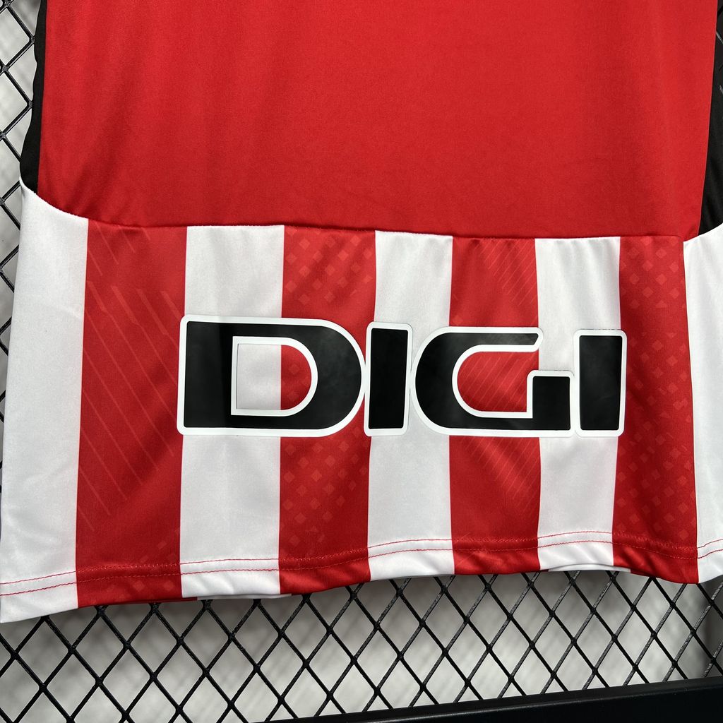 Camisa Athletic Bilbao Titular 24/25 - Versão (Torcedor) Masculina