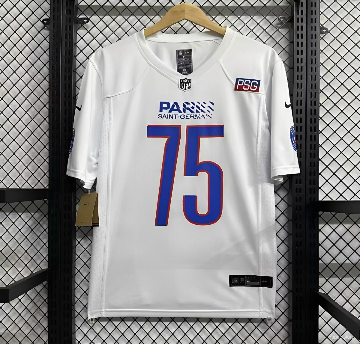 Camisa PSG 2025 Nike NFL Game Road - (Torcedor)