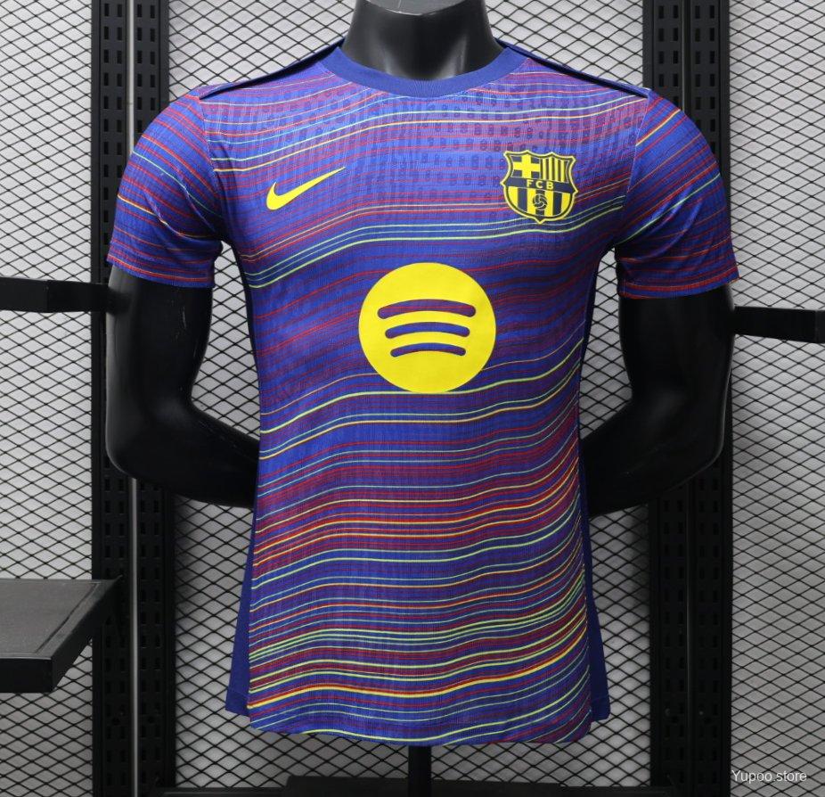 Camisa Barcelona 25/26 Pré-Jogo Home - (Jogador)