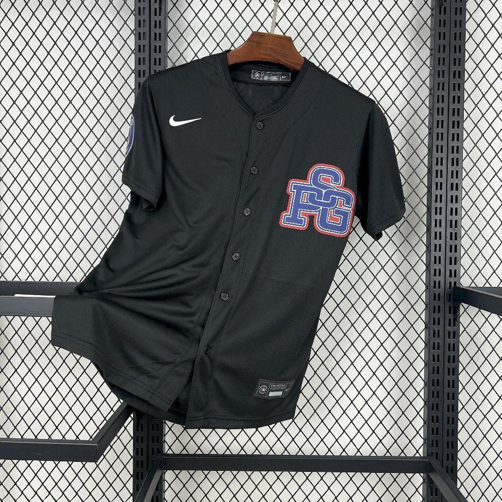 Camisa PSG 2025 MLB Nike Limited Black - (Torcedor)