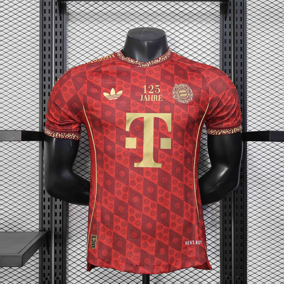 Camisa Bayern de Munique 24/25 Aniversário 125 Anos Especial Red - (Jogador)