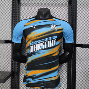 Camisa Olympique de Marseille 25/26 Edição Faster OM Orange - (Jogador)
