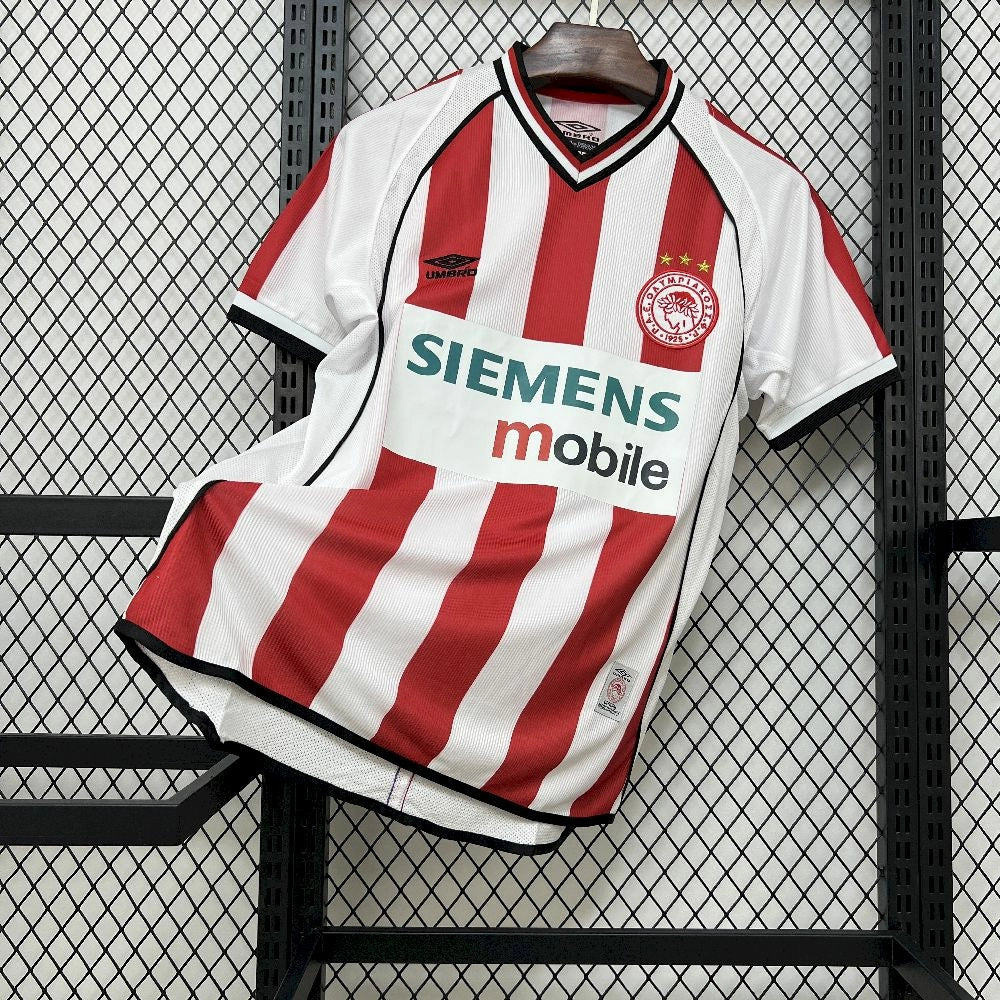 Camisa Olympiacos 01/02 Home - (Retrô)