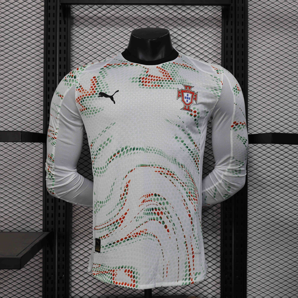 Camisa Portugal 2025 Away - (Jogador) Manga Longa
