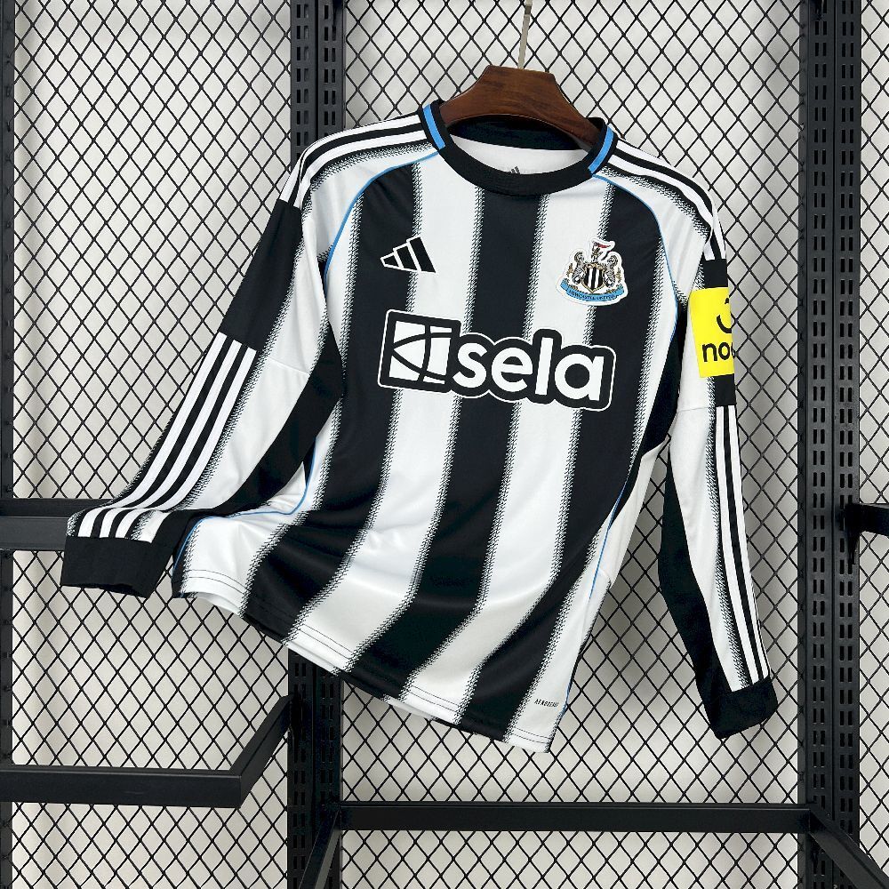 Camisa Newcastle 25/26 Home - (Torcedor) Manga Longa