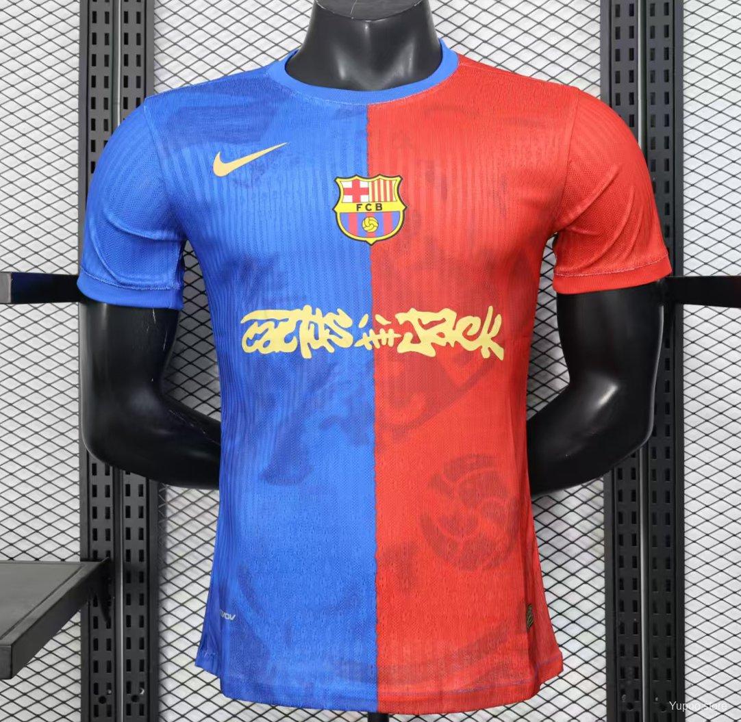 Camisa Barcelona 25/26 Edição Especial (Cactus Jack) - (Jogador)