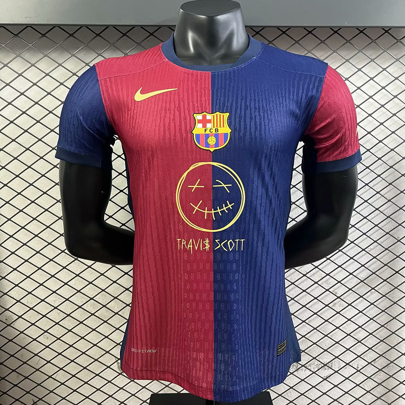 Camisa Barcelona 24/25 Home (Travis Scott) - (Jogador)