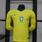 Camisa Brasil Feminino 2025 Home - (Jogador) Manga Longa