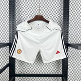 Shorts Manchester United 25/26 Home (White) - (Torcedor)