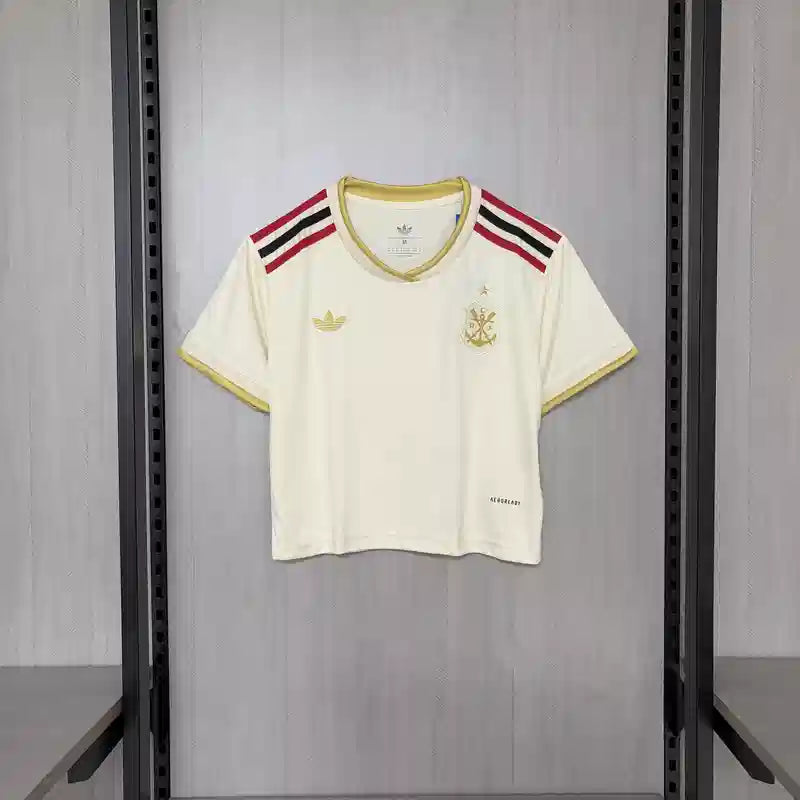 Camisa Flamengo 2025 Third - (Feminina) Cropped