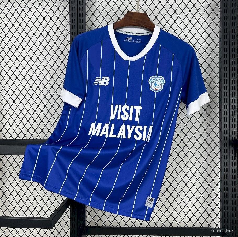 Camisa Cardiff City 25/26 Home - (Torcedor)