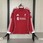 Camisa Liverpool 25/26 Home - (Torcedor) Manga Longa