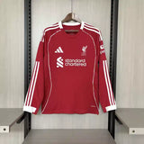 Camisa Liverpool 25/26 Home - (Torcedor) Manga Longa