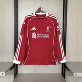 Camisa Liverpool 25/26 Home - (Torcedor) Manga Longa