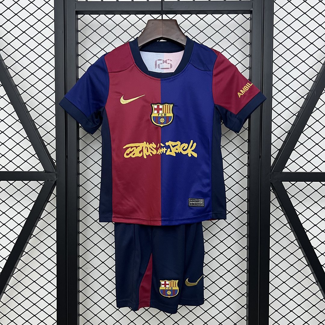 Kit Infantil Barcelona 24/25 Home (Cactus Jack)