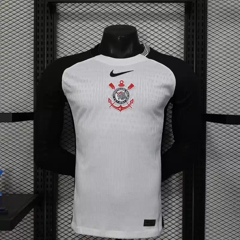 Camisa Corinthians 2025 Home - (Jogador) Manga Longa