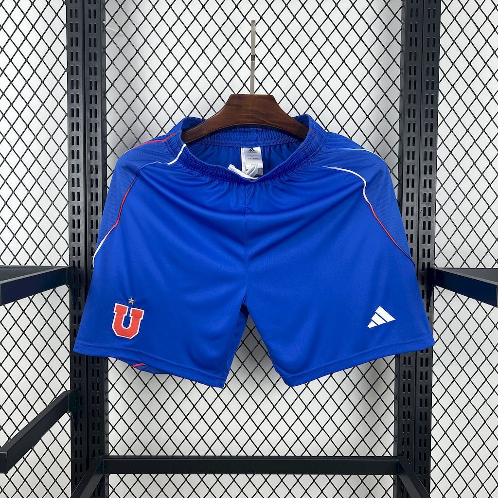 Shorts Universidad de Chile 2025 Home - (Torcedor)