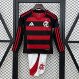 Kit Infantil Flamengo 2025 Home - Manga Longa