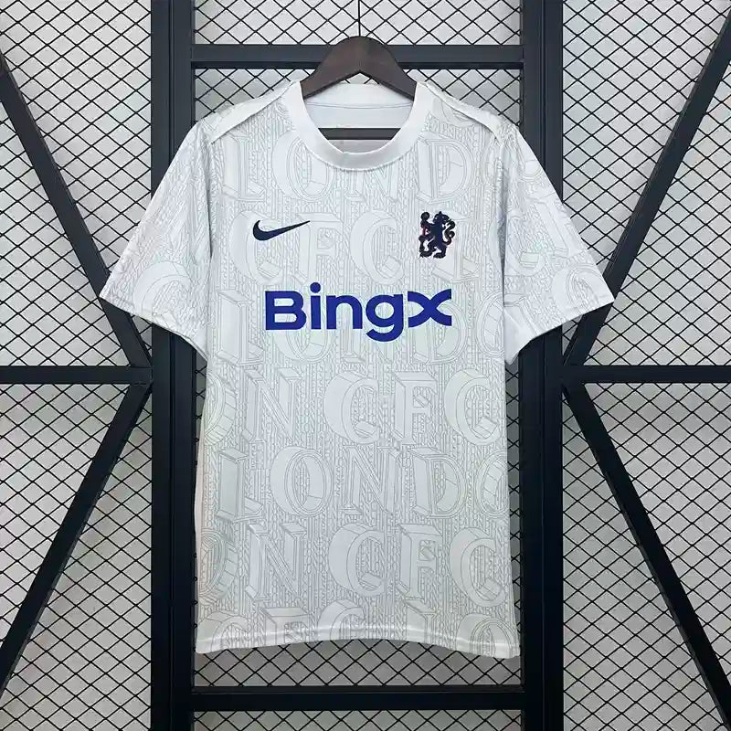 Camisa Chelsea 25/26 Pré-Jogo Home - (Torcedor)